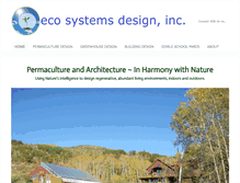 Tablet Screenshot of ecosystems-design.com